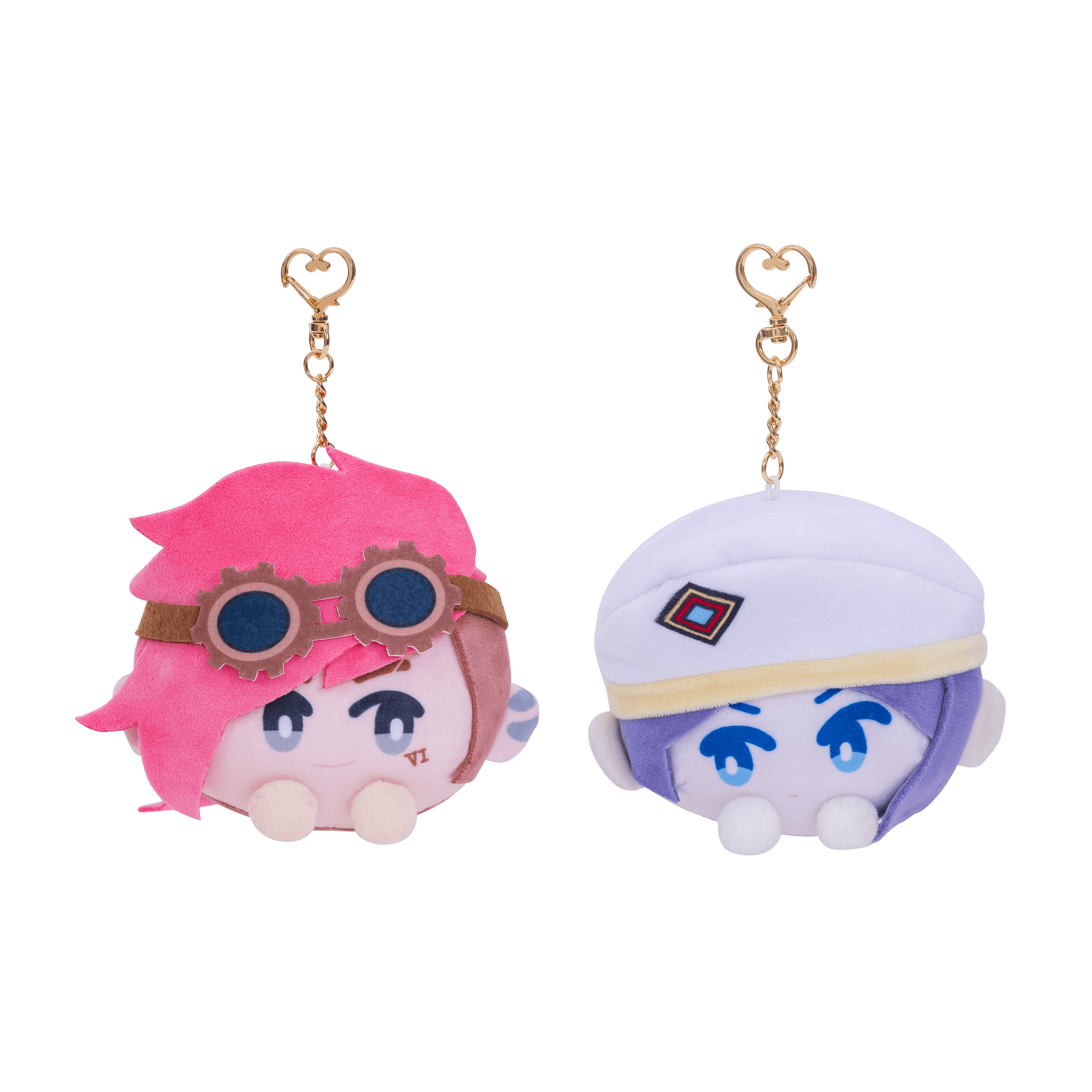 Arcane Caitlyn and Vi Plush Charms