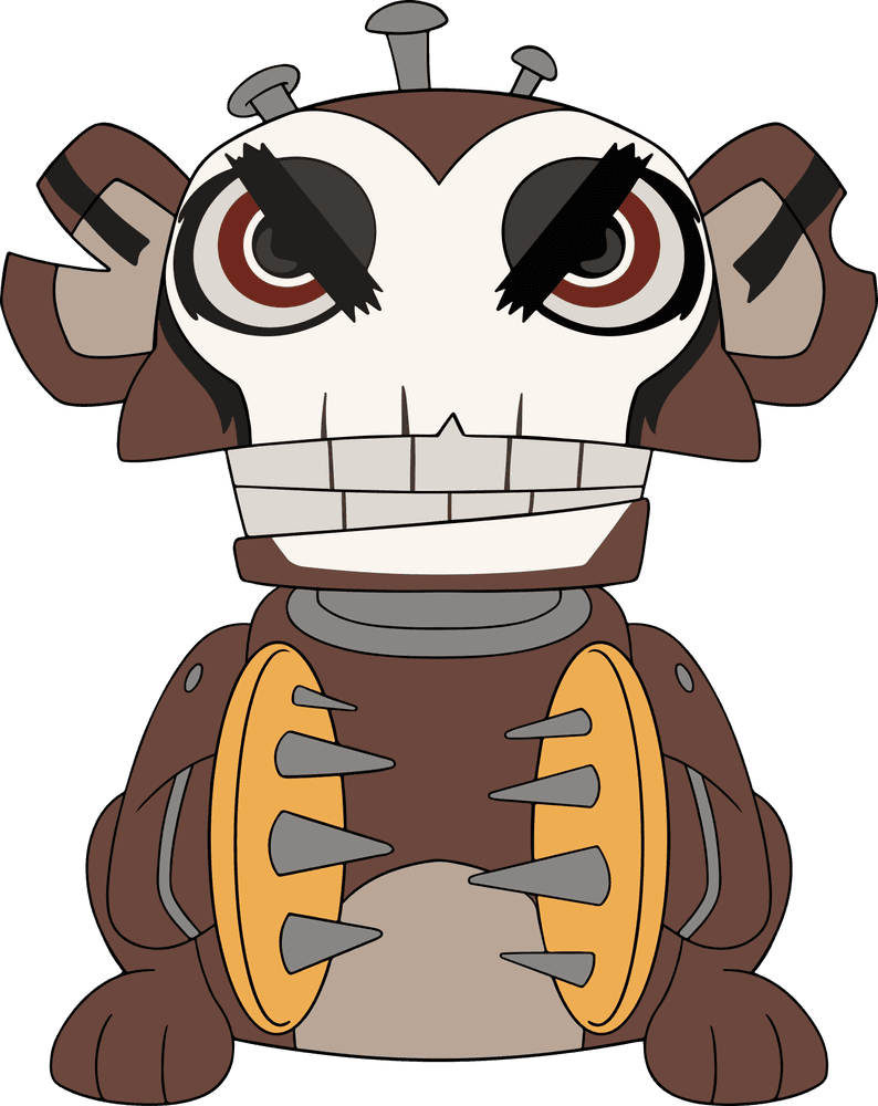 Youtooz Arcane Jinx Wind Up Monkey Plush