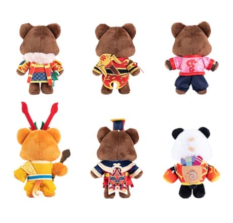 Lunar Revel Series Tibbers Plush Keychain Blind Box