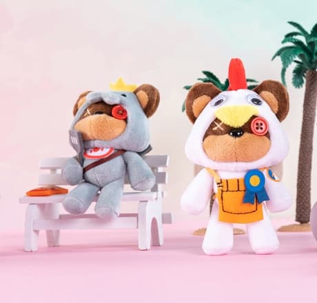 Tibbers Onesie Series Plush Keychain Blind Box