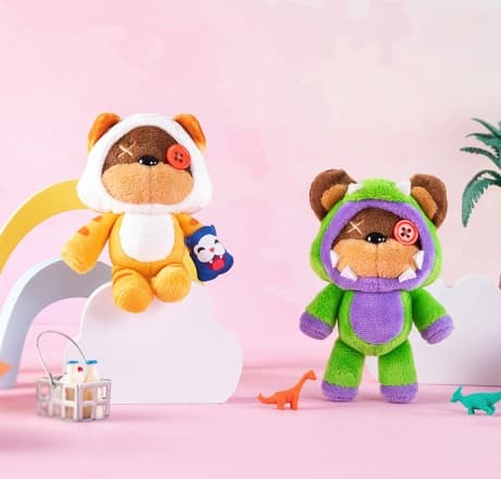 Tibbers Onesie Series Plush Keychain Blind Box