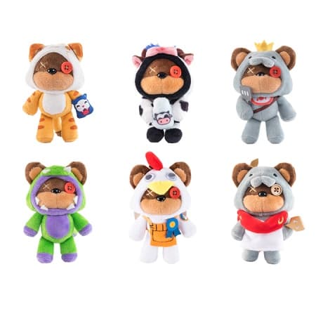 Tibbers Onesie Series Plush Keychain Blind Box
