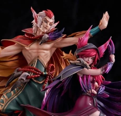 HobbyMax x League of Legends — Rakan and Xayah 1/7 Scale Statue