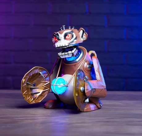 Arcane Clockwork Monkey Figure