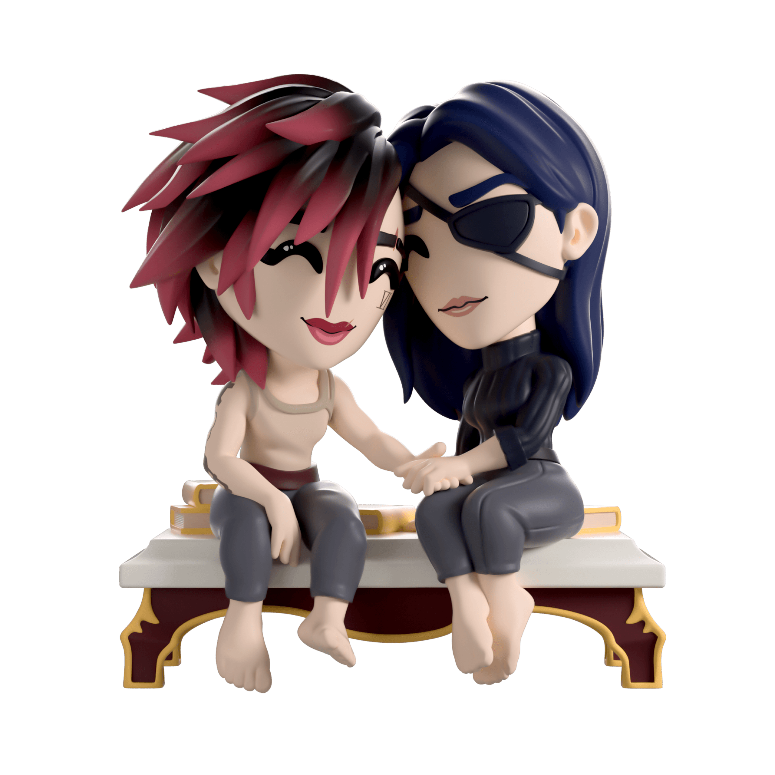 Youtooz Arcane Vi and Caitlyn Vinyl Figure