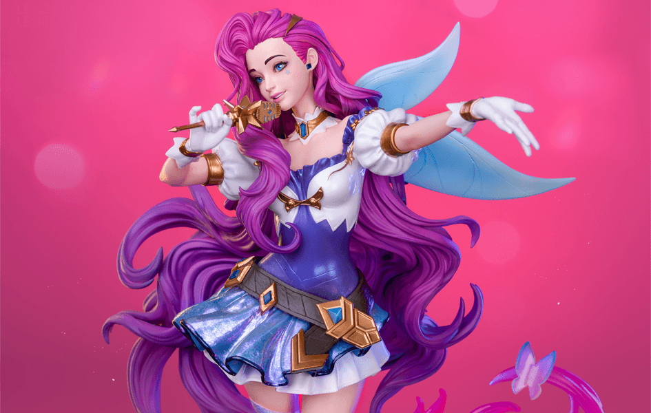 League of Legends - The Starry-Eyed Songstress Seraphine 1/4 Scale Statue
