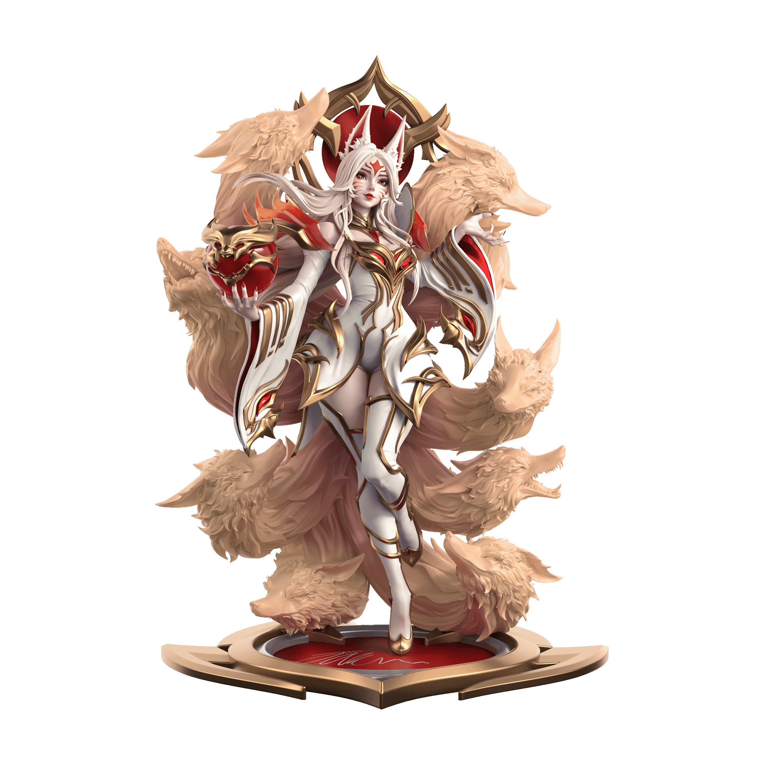 Hall of Legends 2024 Immortalized Legend Ahri 1/6 Statue — Riot Games