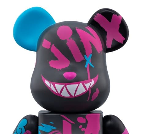 BE@RBRICK x Jinx Graffiti Set — Find Jinx & Jinx Graffiti (100% + 400%) Two-Pack