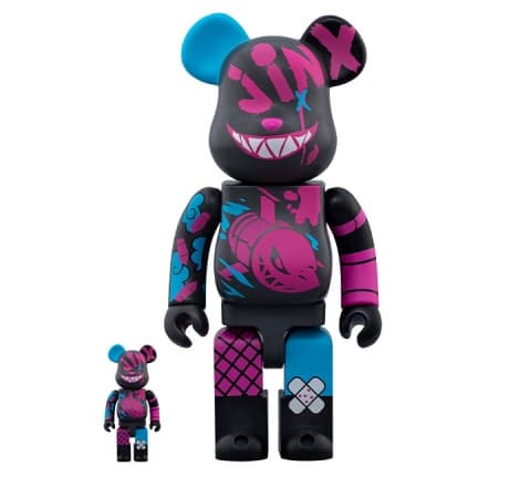 BE@RBRICK x Jinx Graffiti Set — Find Jinx & Jinx Graffiti (100% + 400%) Two-Pack