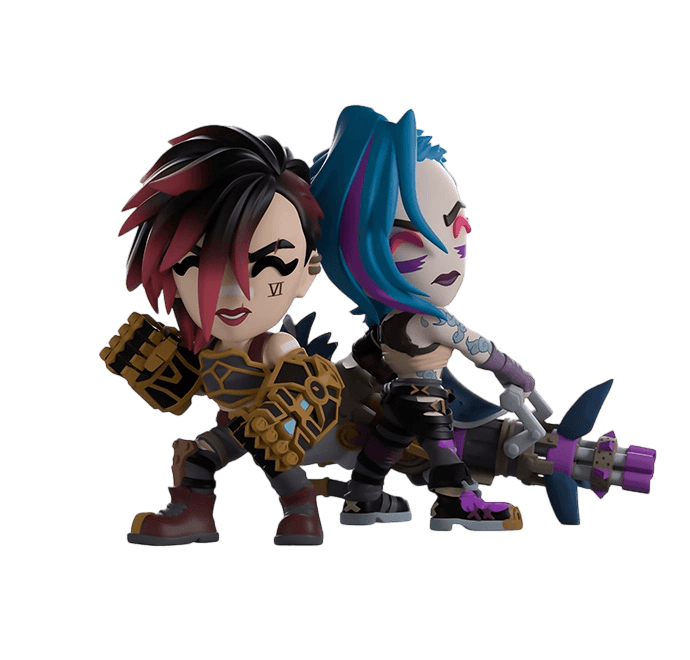 Arcane Vi and Jinx Figure Set