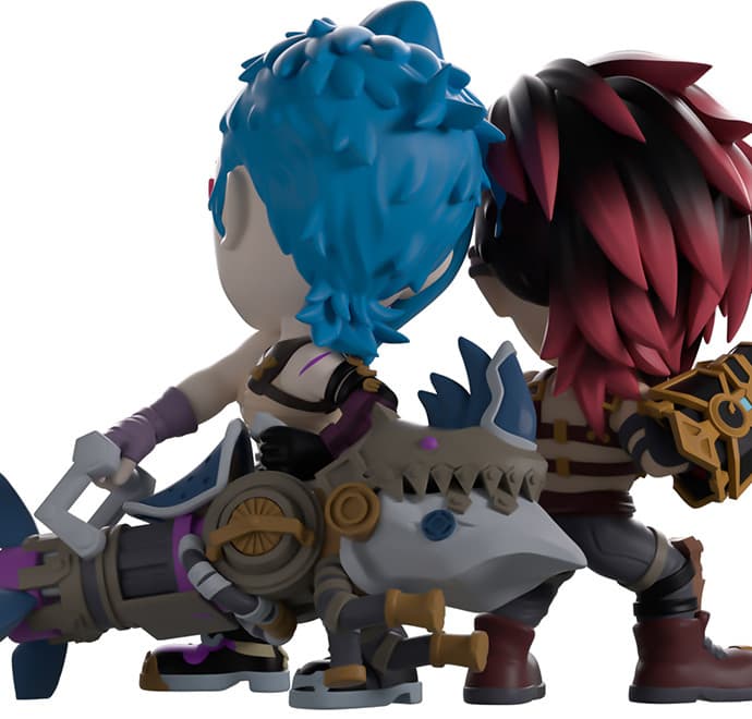 Arcane Vi and Jinx Figure Set